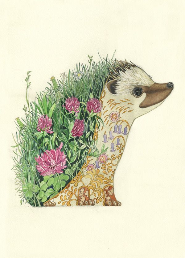 600x834 Psychotropic Illustrations - Watercolor Illustration Animals