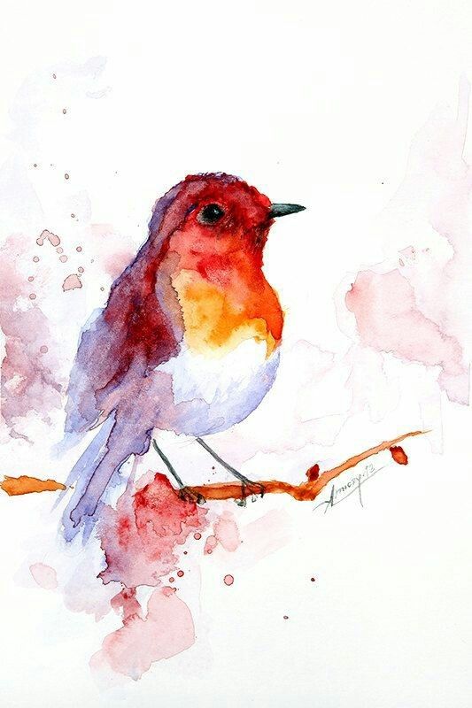 533x800 Pin By Sam Rinker On Backgrounds - Watercolor Illustration Animals