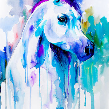 354x354 Shop Watercolor Animal Portraits On Wanelo - Watercolor Illustration Animals