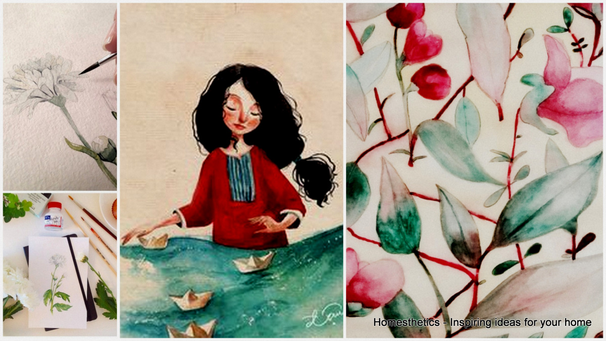 1200x675 Learn The Basic Coffee Painting Techniques For Beginners - Watercolor Illustration Techniques