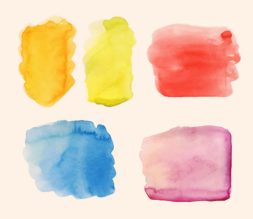 810x702 Water Color Brushes Illustrator - Watercolor Illustrator