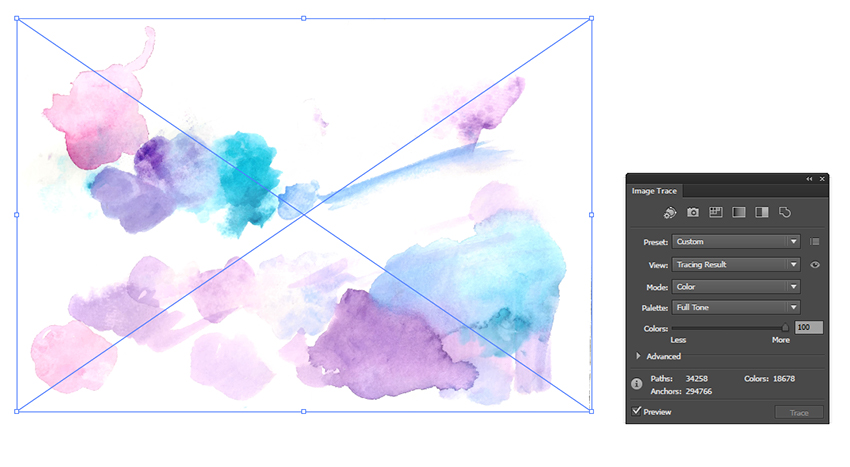 850x467 How To Create A Watercolor Texture In Adobe Illustrator - Watercolor Illustrator Vector