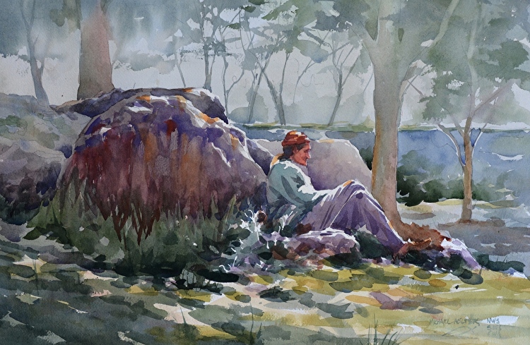 750x489 Michael Holter Nws - Watercolor Impressionist Landscape