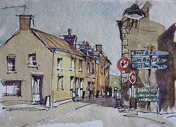 350x252 Watercolour Painted - Watercolor In French