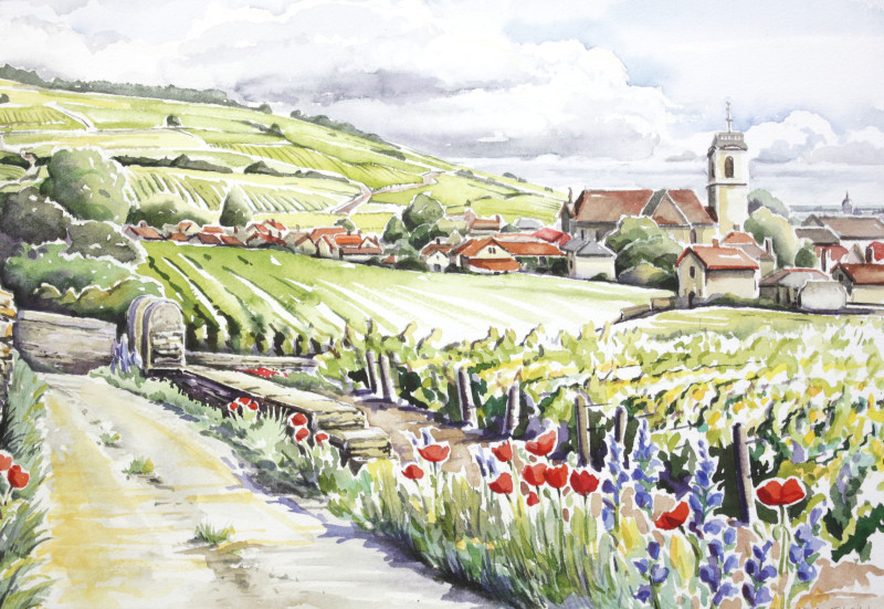 800x551 Art Tour Things To Do Your Key To Burgundy France - Watercolor In French