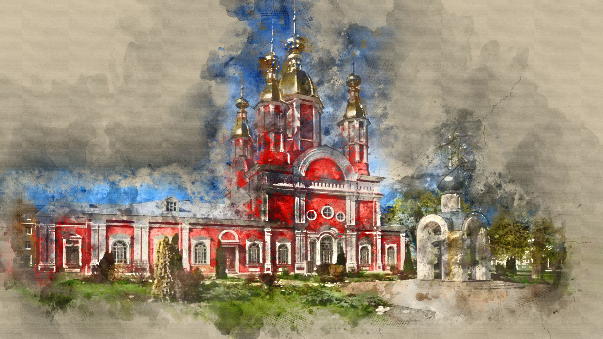 1920x1080 Dan French - Watercolor In French