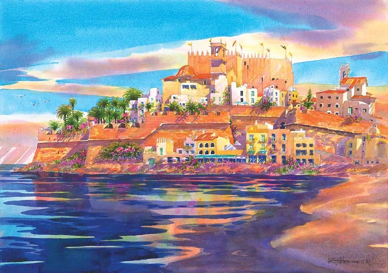 800x563 Spanish Lady - Watercolor In Spanish