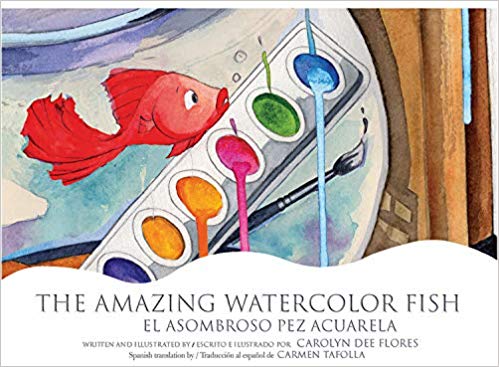 499x367 The Amazing Watercolor Fishel Asombroso Pez Acuarela (English And - Watercolor In Spanish