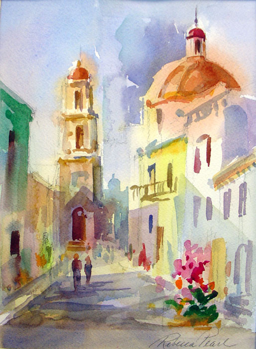 514x700 The Art Of Rebecca Pearl - Watercolor In Spanish