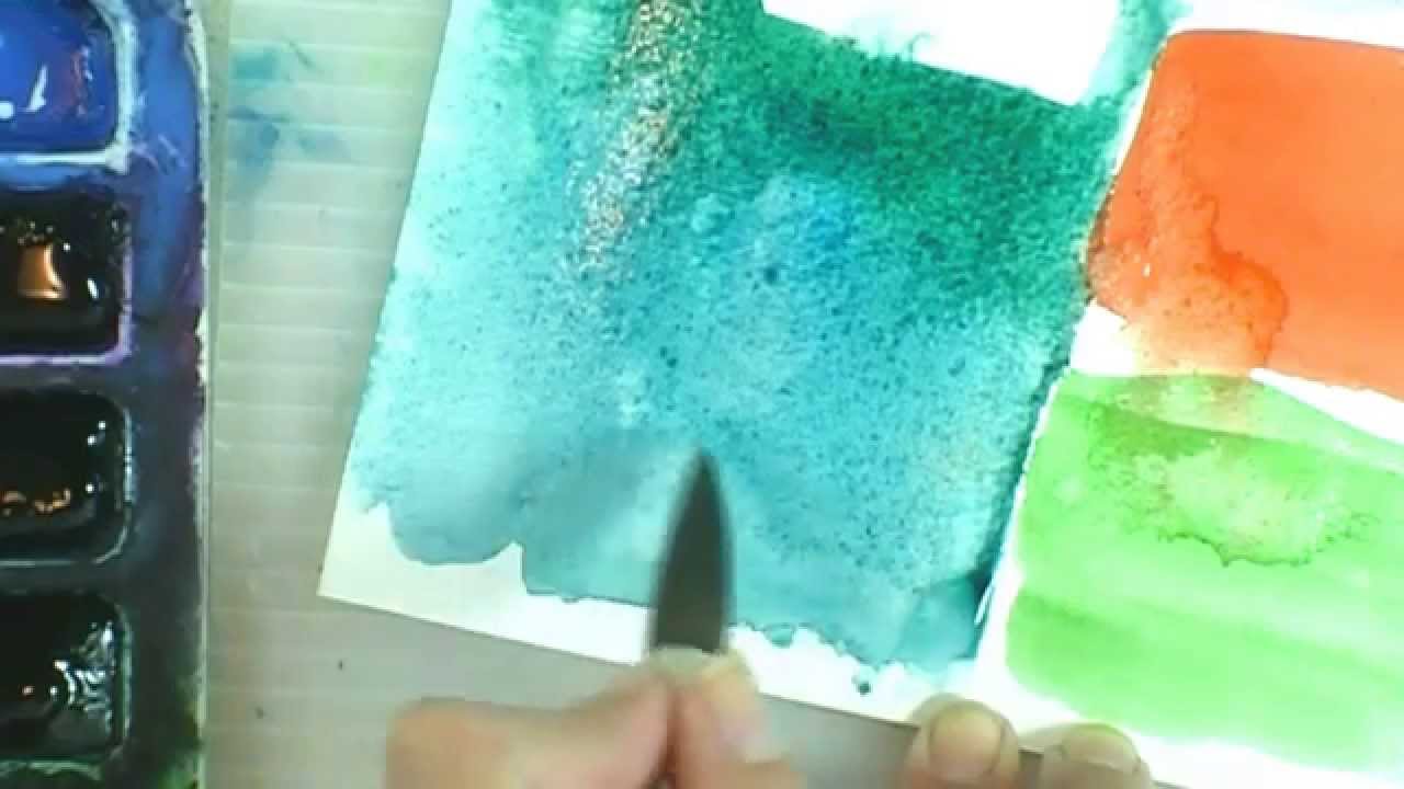 1280x720 How To Paint In Watercolor How Much Water To Use - Watercolor In Water