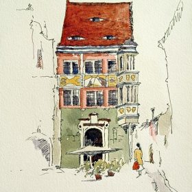 280x280 New Works In Ink And Watercolor Mineke Reinders Fine Art - Watercolor Ink