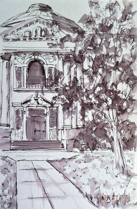 459x702 Beyond The Pen Fountain Pen Ink As Watercolor Wash Goulet Pens Blog - Watercolor Ink Pen