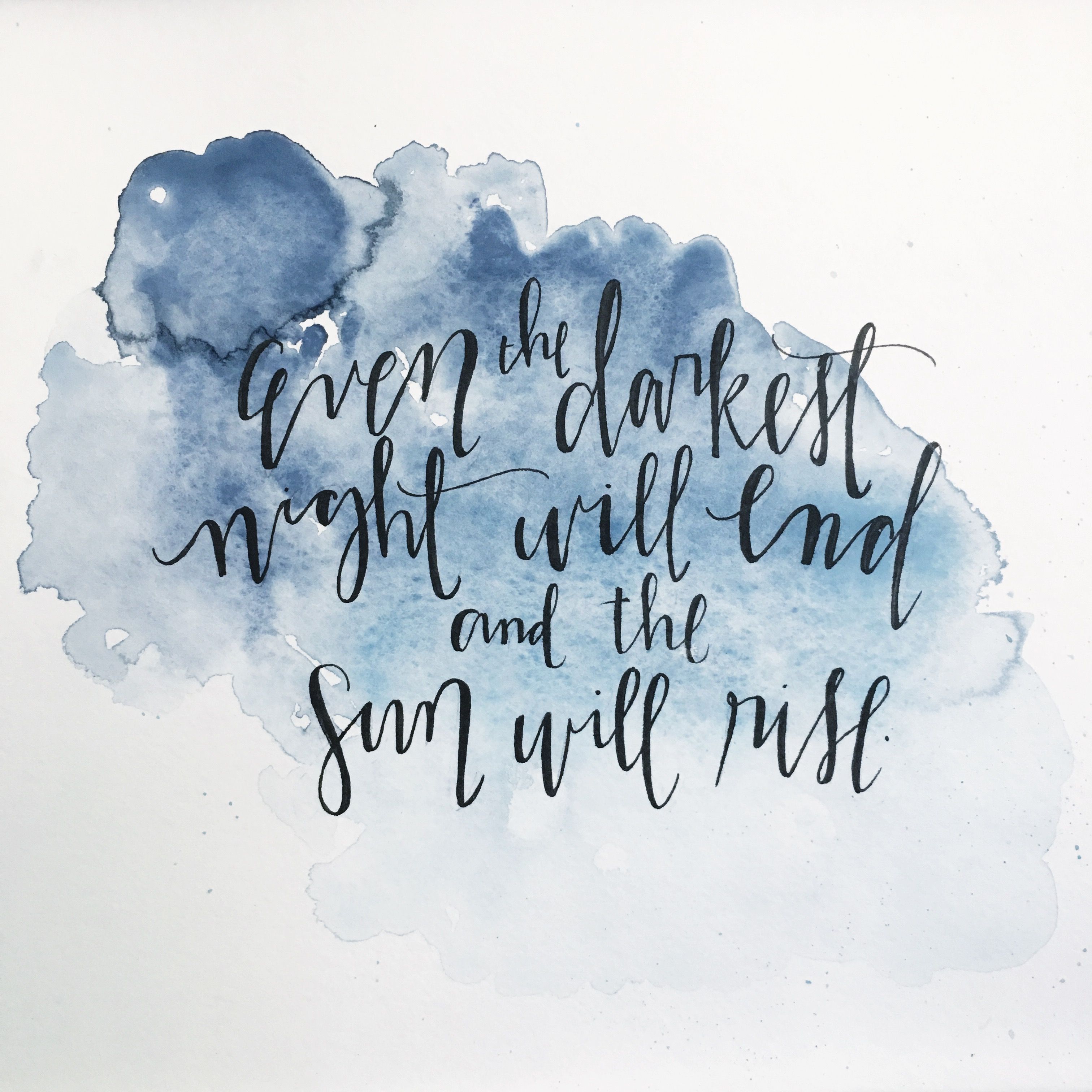 3024x3024 Watercolor And Modern Calligraphy Inspirational Quote Majesty - Watercolor Inspiration Quotes