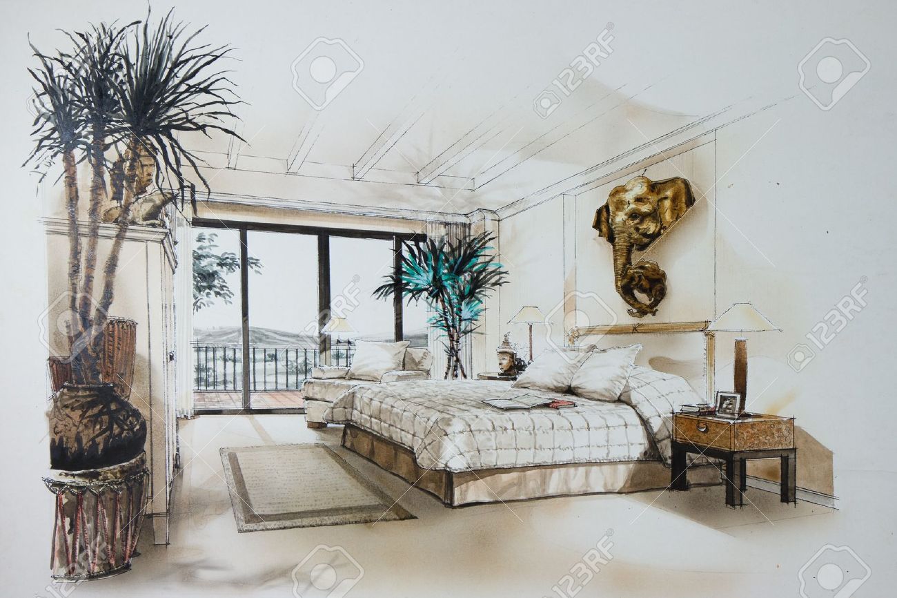 1300x866 Watercolor Interior - Watercolor Interior