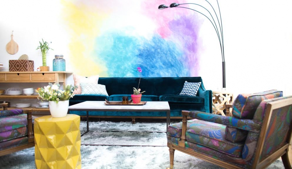 940x545 Diy Watercolor New Interior Painting Trend Lakeside Painting - Watercolor Interior