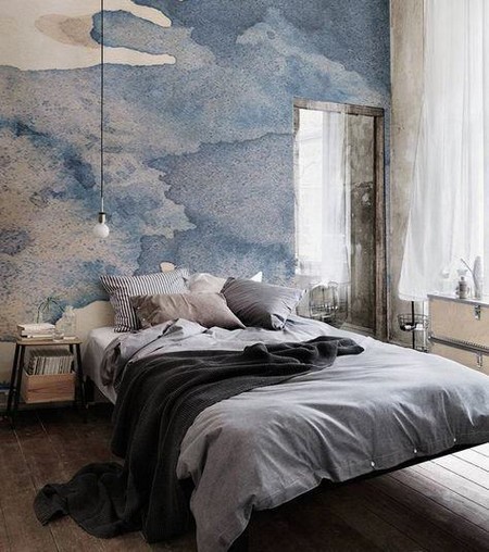 450x508 Watercolor Pattern In Interior Design - Watercolor Interior Design