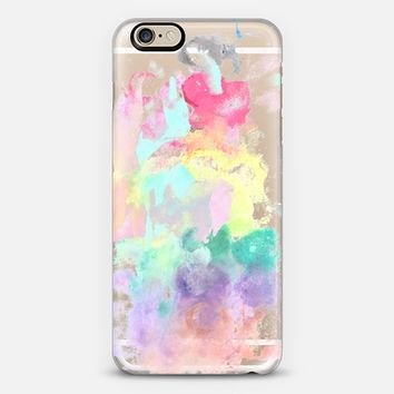 354x354 Modern Trendy Pink Teal Bright Watercolor From Casetify Iphone - Watercolor Iphone 6s Case