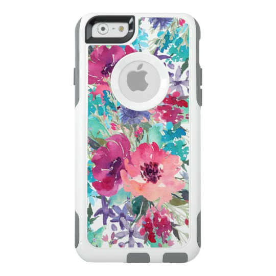 540x540 Colorful Watercolor Floral Pattern Otterbox Iphone Case - Watercolor Iphone 6s Case