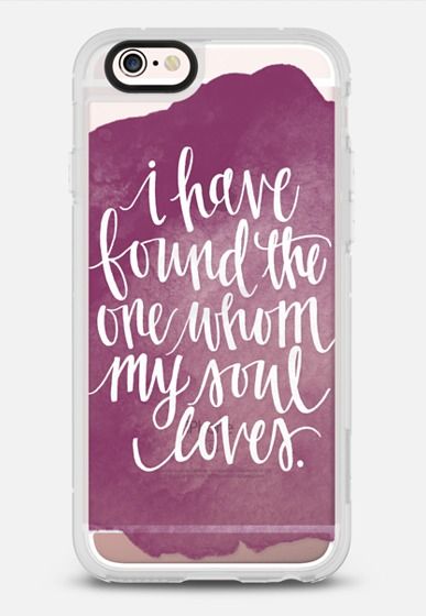 387x560 I Have Found The One Whom My Soul Loves Wedding Quote Verse - Watercolor Iphone 6s Case