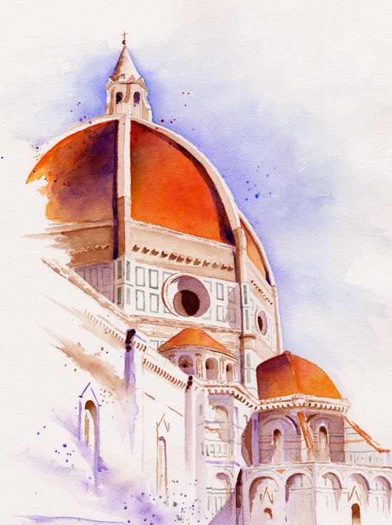 550x736 Your Italy Sophia Khan Studio - Watercolor Italy