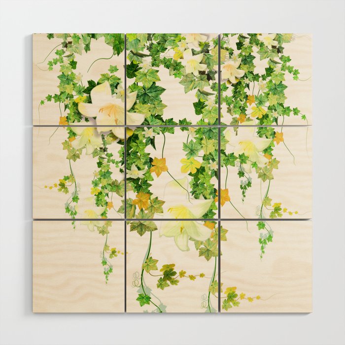 700x700 Watercolor Ivy Wood Wall Art By Nadja1 Society6 - Watercolor Ivy