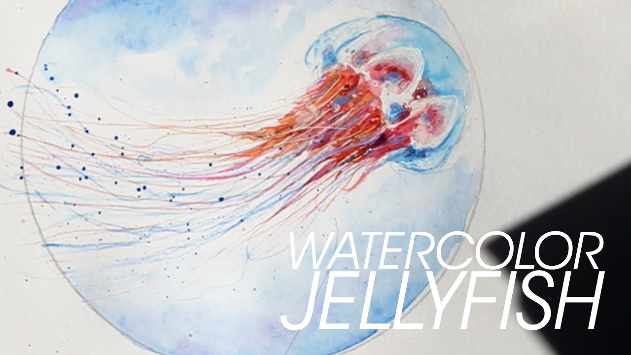 1280x720 Little Jellyfish [Watercolor] - Watercolor Jellyfish
