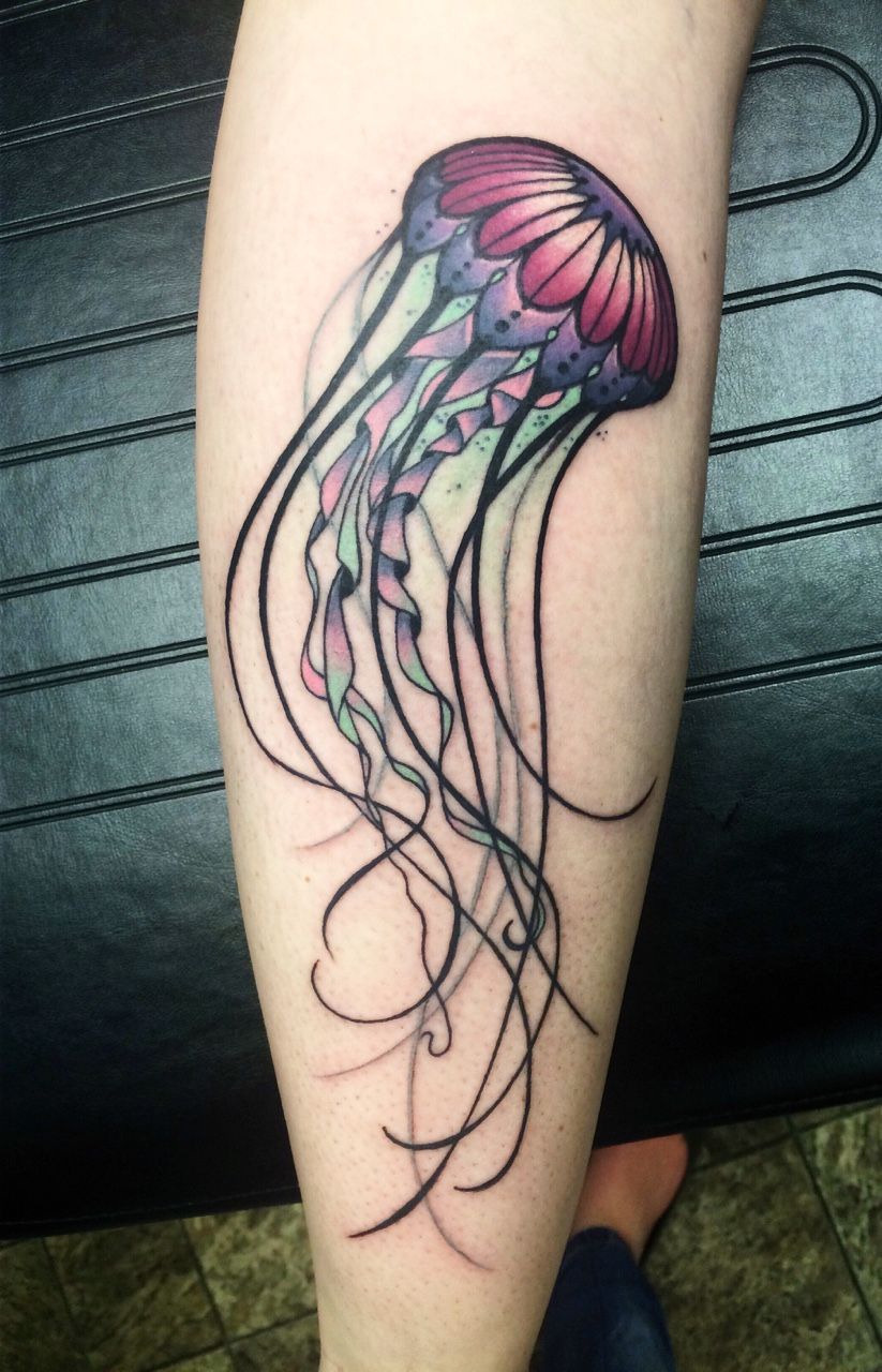 823x1280 Jelly. Submit Your Tattoo Here Tattoos - Watercolor Jellyfish Tattoo