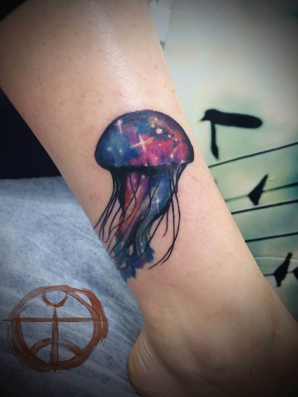 1024x1365 Watercolor Tattoos Jellyfish Ideas - Watercolor Jellyfish Tattoo