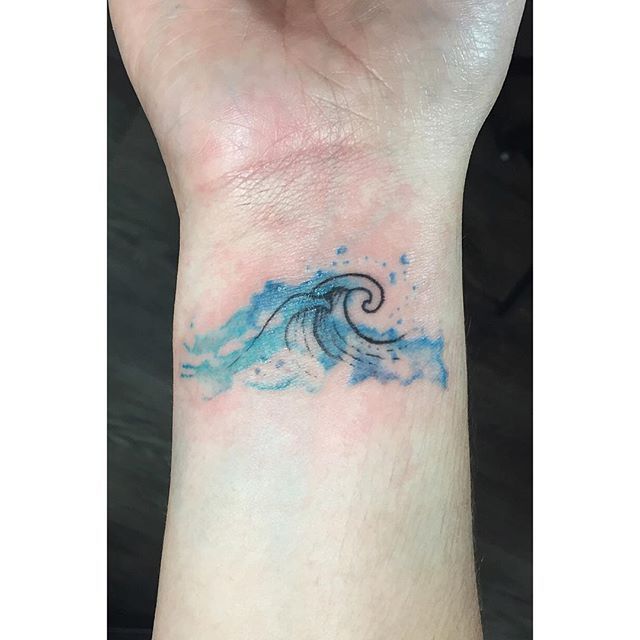 640x640 Watercolor Tattoo - Watercolor Jellyfish Tattoo