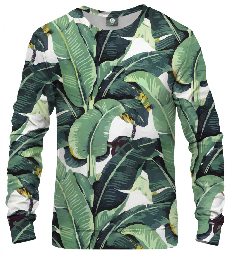 909x1000 Watercolor Jungle Sweater Aloha From Deer - Watercolor Jungle
