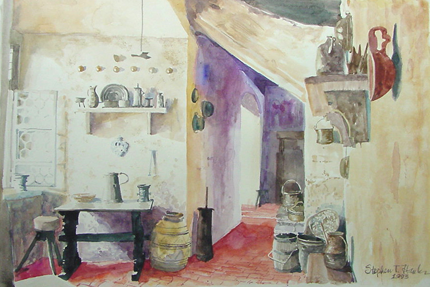 884x589 Stephen T. Hanks - Watercolor Kitchen