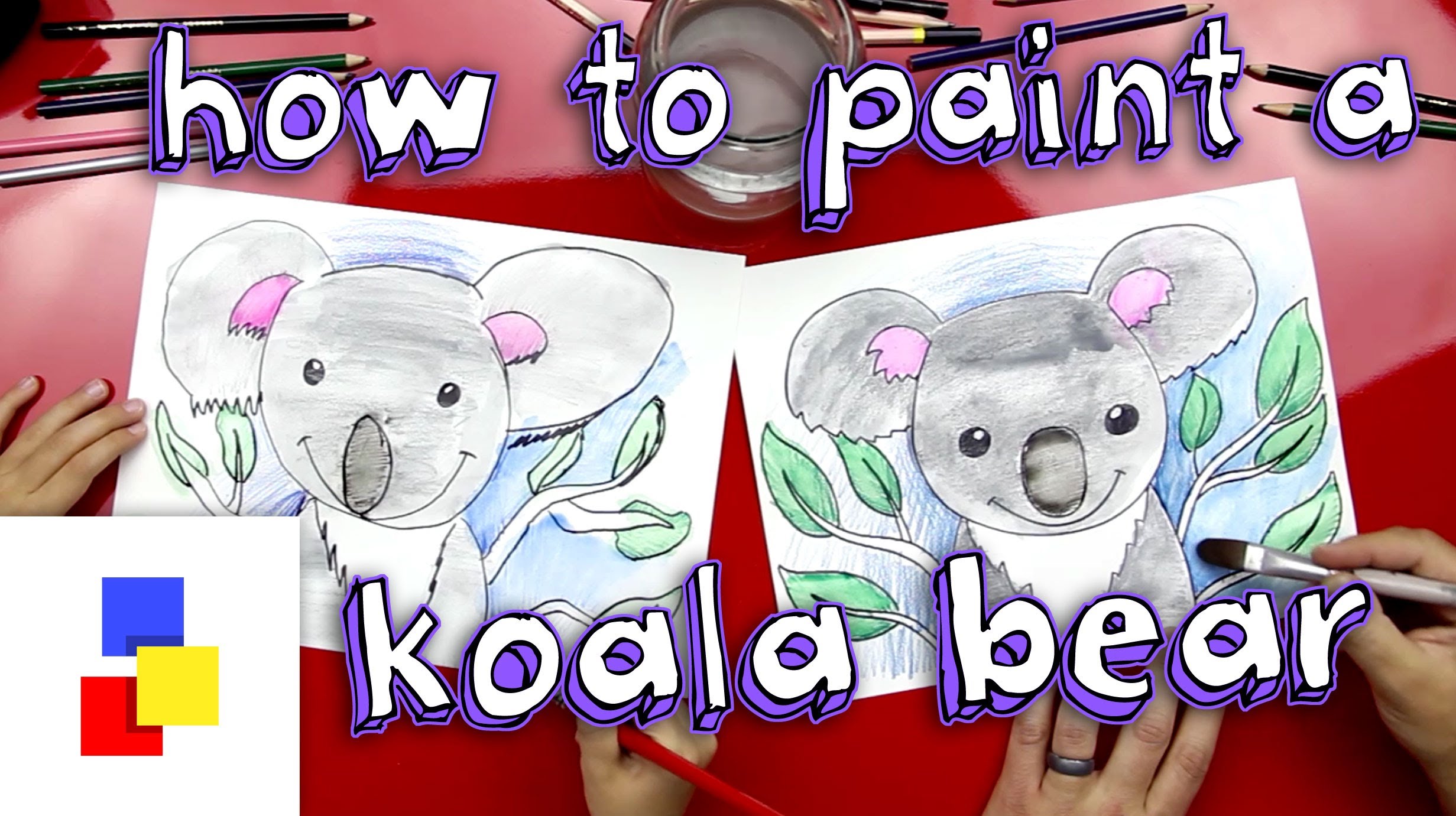 2463x1381 How To Paint A Koala Bear With Watercolor Pencils - Watercolor Koala