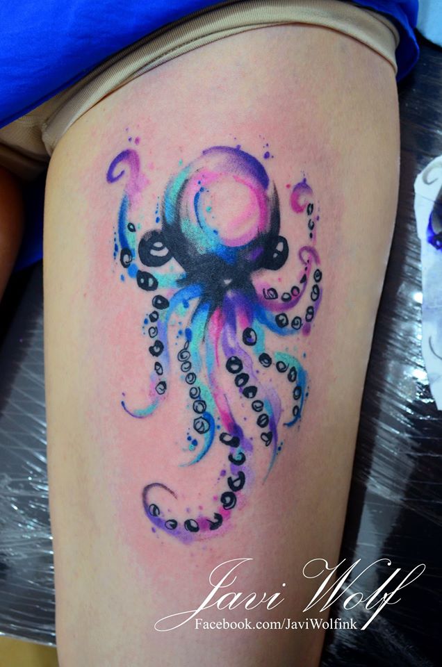 636x960 Tons Of Octopus Tattoo Designs To Blow Your Mind - Watercolor Koi Tattoo
