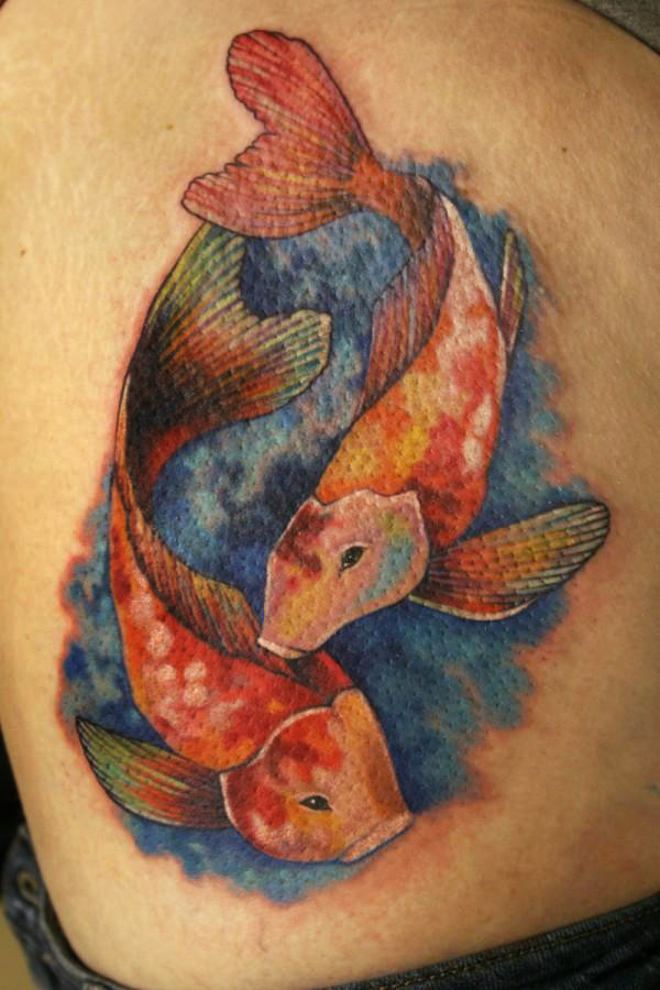 Watercolor Koi Tattoo at PaintingValley.com | Explore collection of ...