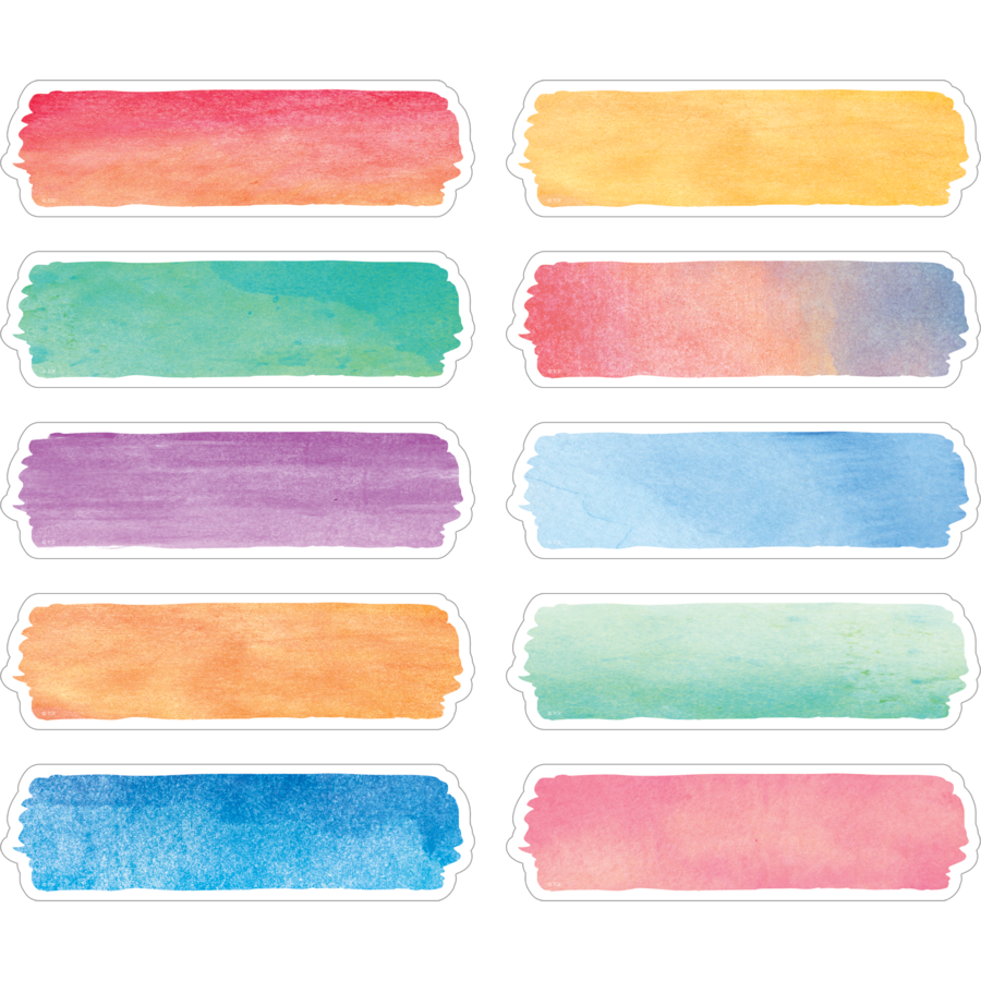 900x900 Watercolor Labels - Watercolor Labels