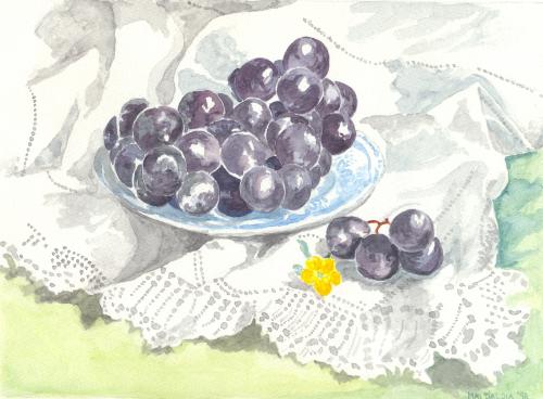 500x368 My First Watercolor Painting - Watercolor Lace