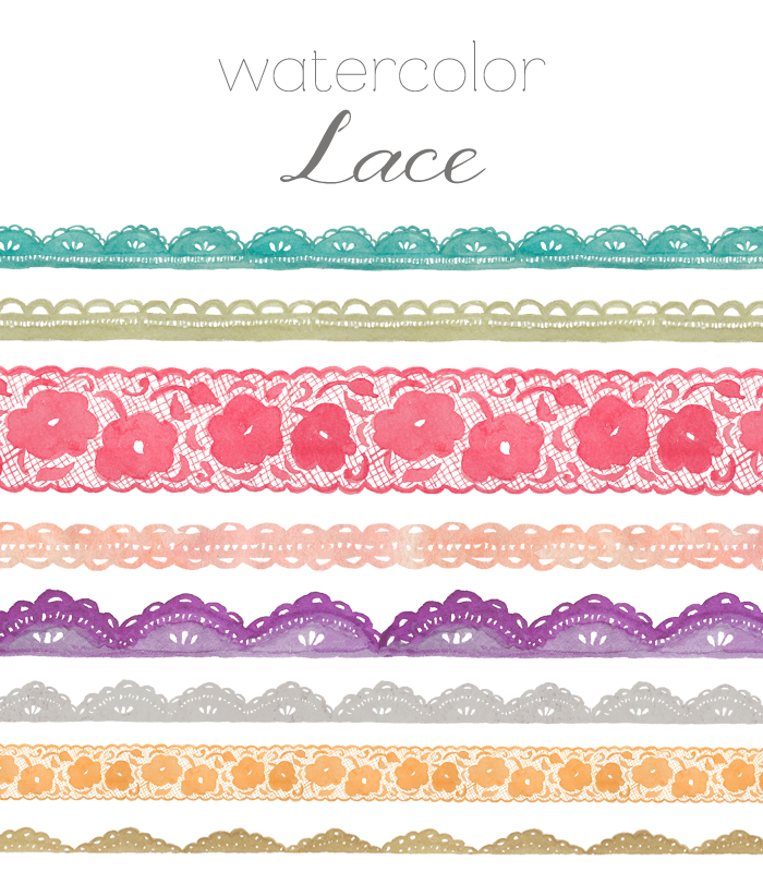 700x800 Watercolor Lace Clip Art - Watercolor Lace