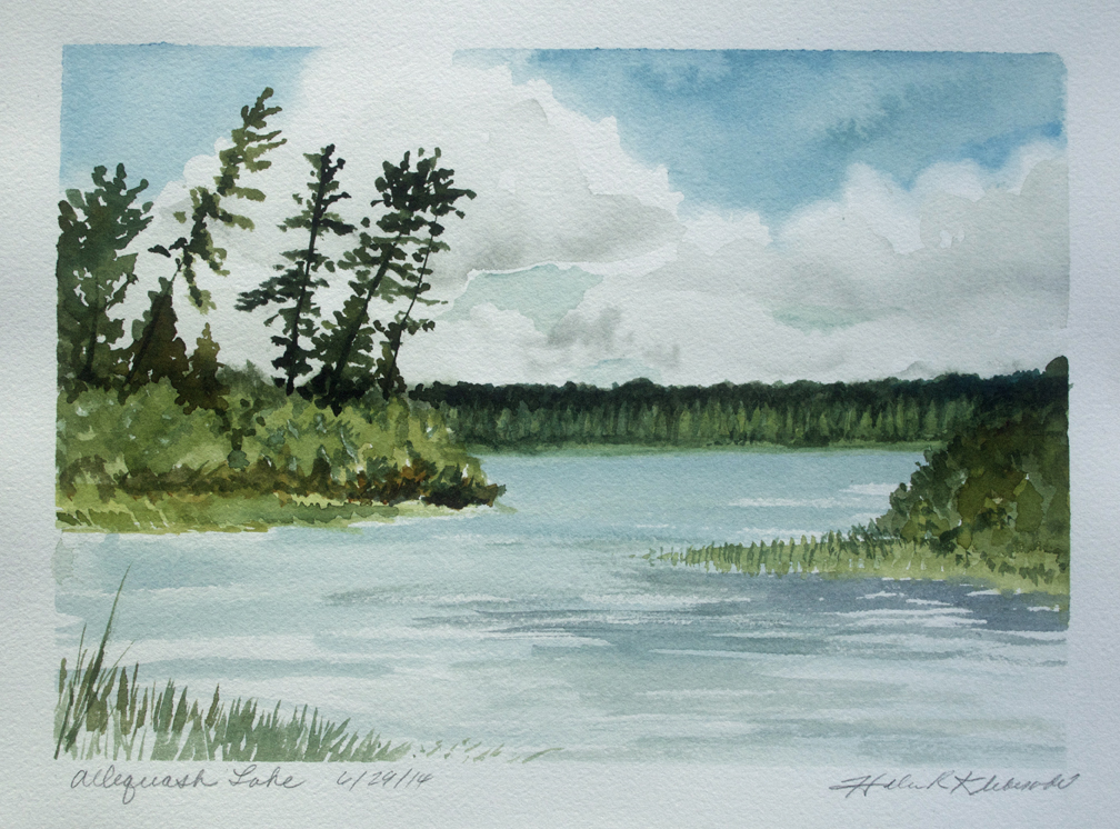 1008x746 Art Science Collaboration My Artist In Residency - Watercolor Lake Scenes
