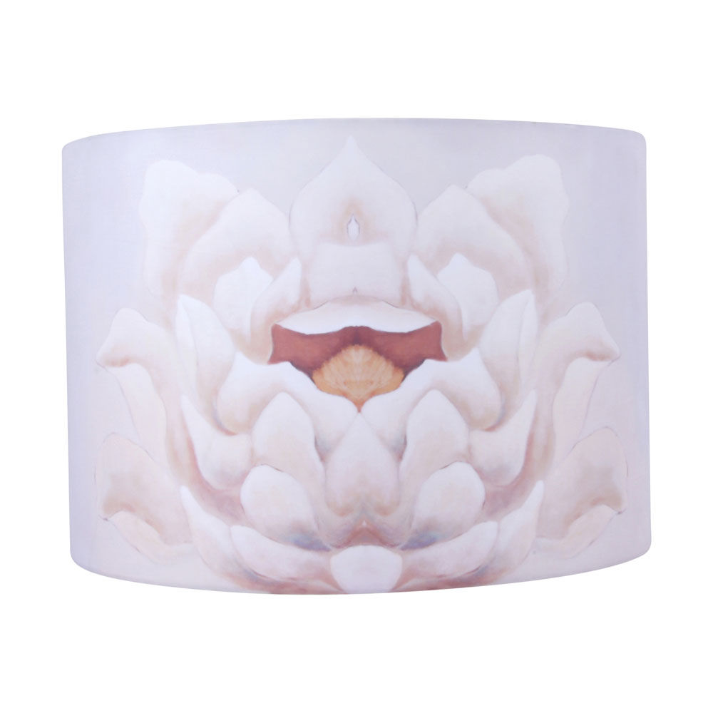 1000x1000 Magnolia Flower Watercolor Lamp Shade 13 X 13 X 9 In At Home - Watercolor Lamp