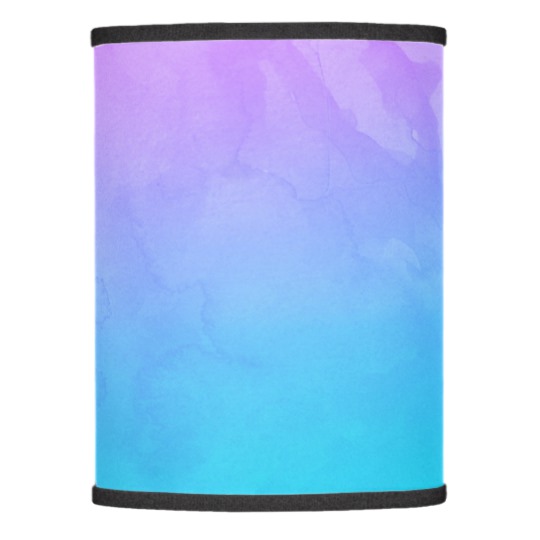 540x540 Purple Turquoise Mermaid Watercolor Ombre Paint Lamp Shade - Watercolor Lamp