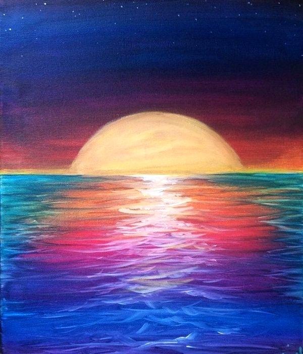 600x702 Easy Landscape Painting Watercolor Landscape Painting Easy - Watercolor Landscape Easy