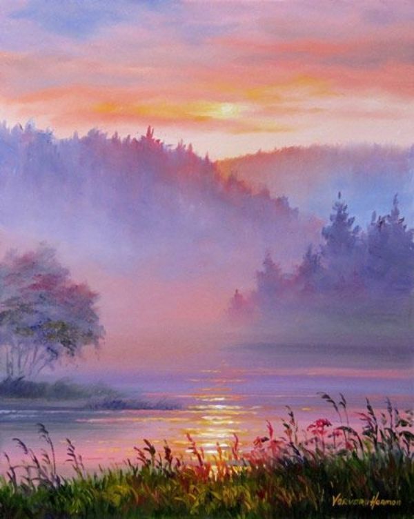 Watercolor Landscape Paintings For Beginners At PaintingValley Com Explore Collection Of