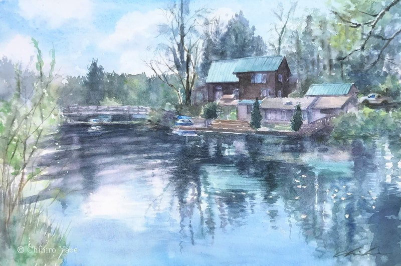 800x531 Watercolor Landscape - Watercolor Landscape Images