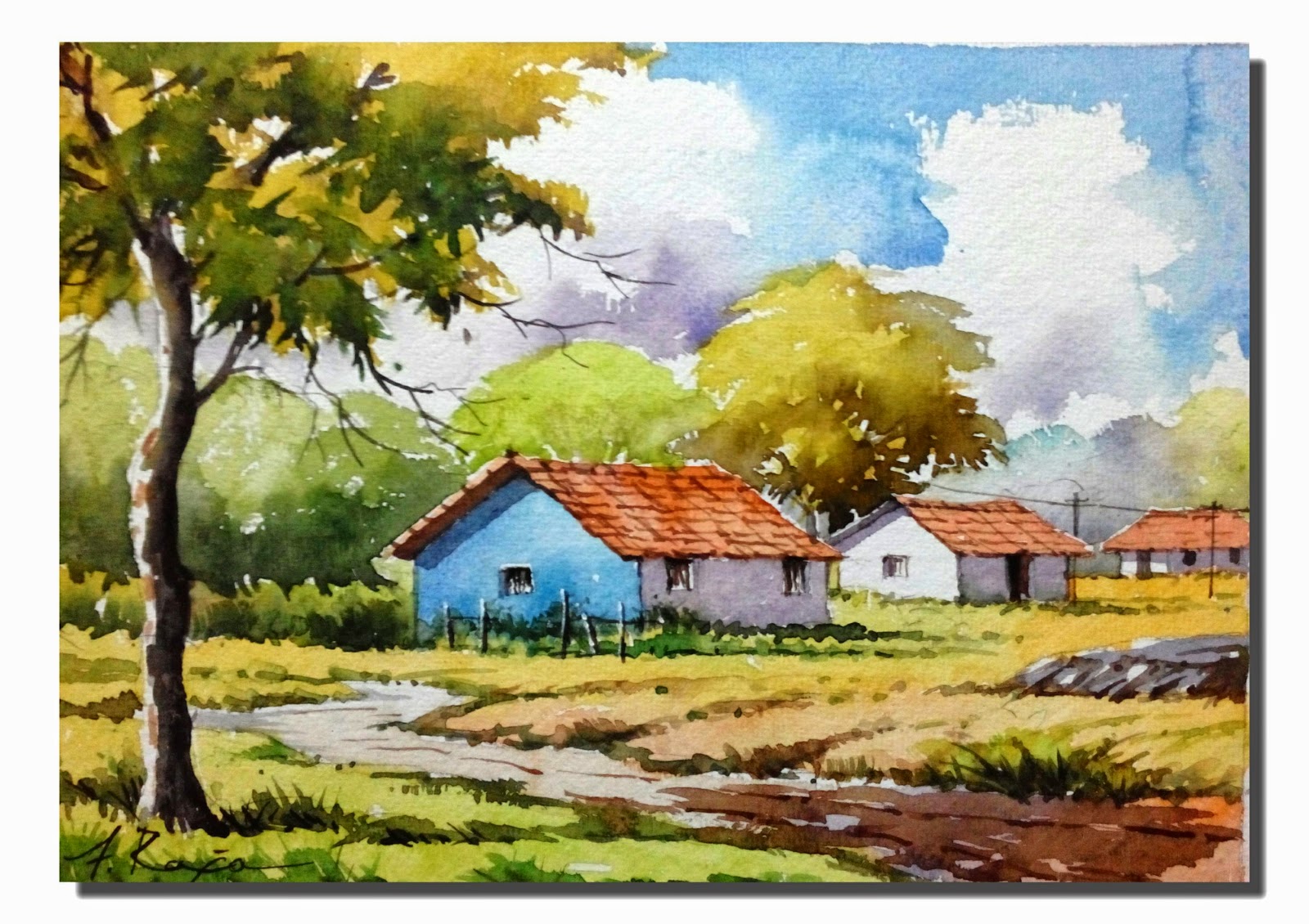 1600x1130 Watercolor Landscape - Watercolor Landscape Images