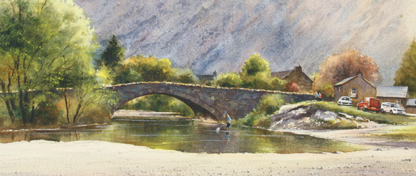 590x250 How To Paint Coastal And Countryside Landscapes In Watercolours - Watercolor Landscape Images