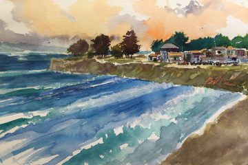 360x240 Updated] 25 Step By Step Watercolor Painting Ideas You Need Now - Watercolor Landscape Ocean