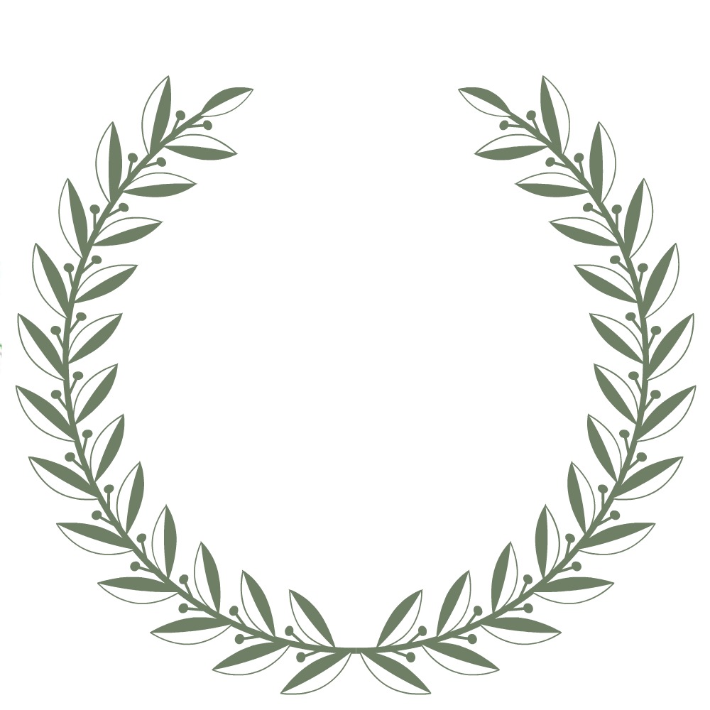 1000x1000 Amanda Rapp Design Free Printable Laurel Wreath + How To Make - Watercolor Laurel Wreath