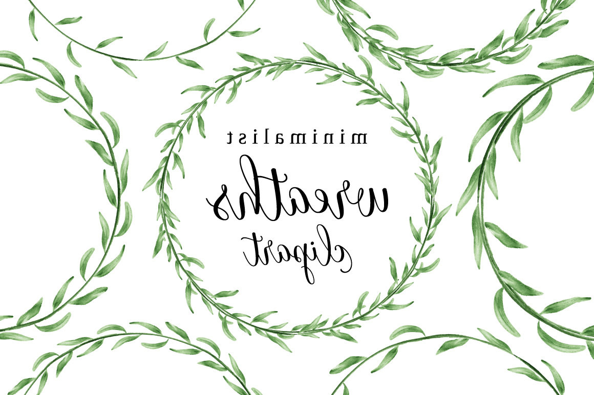 1160x772 Digital Wedding Invitations Elegant Watercolor Clipart Laurel - Watercolor Laurel Wreath