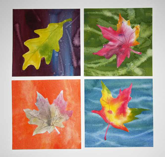 666x633 Watercolor Leaves - Watercolor Leaf Art