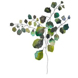 300x300 Botanical Watercolor Print. Watercolor Leaf Art Print. In Bloom - Watercolor Leaf Art